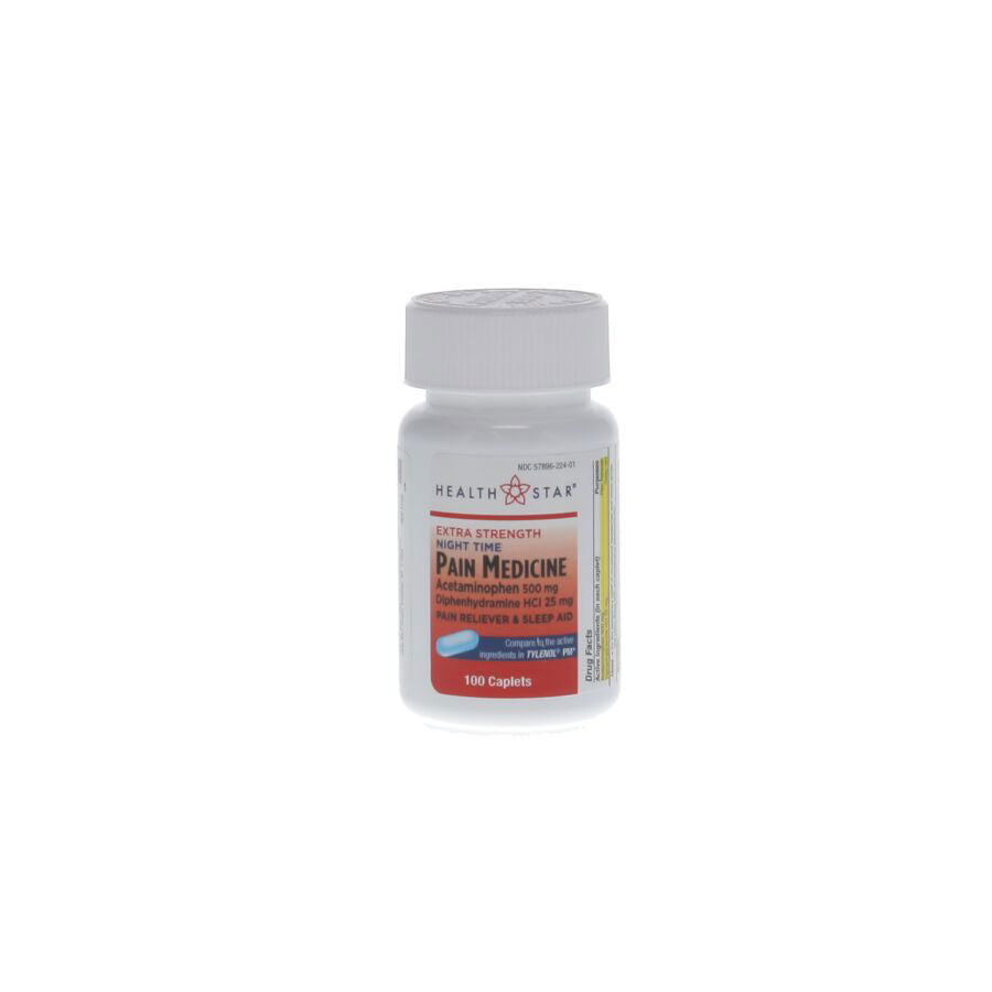 ACETAMINOPHEN PM TB 25-500MG 50