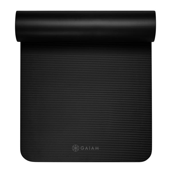 GAIAM 10MM FITNESS MAT BLACK
