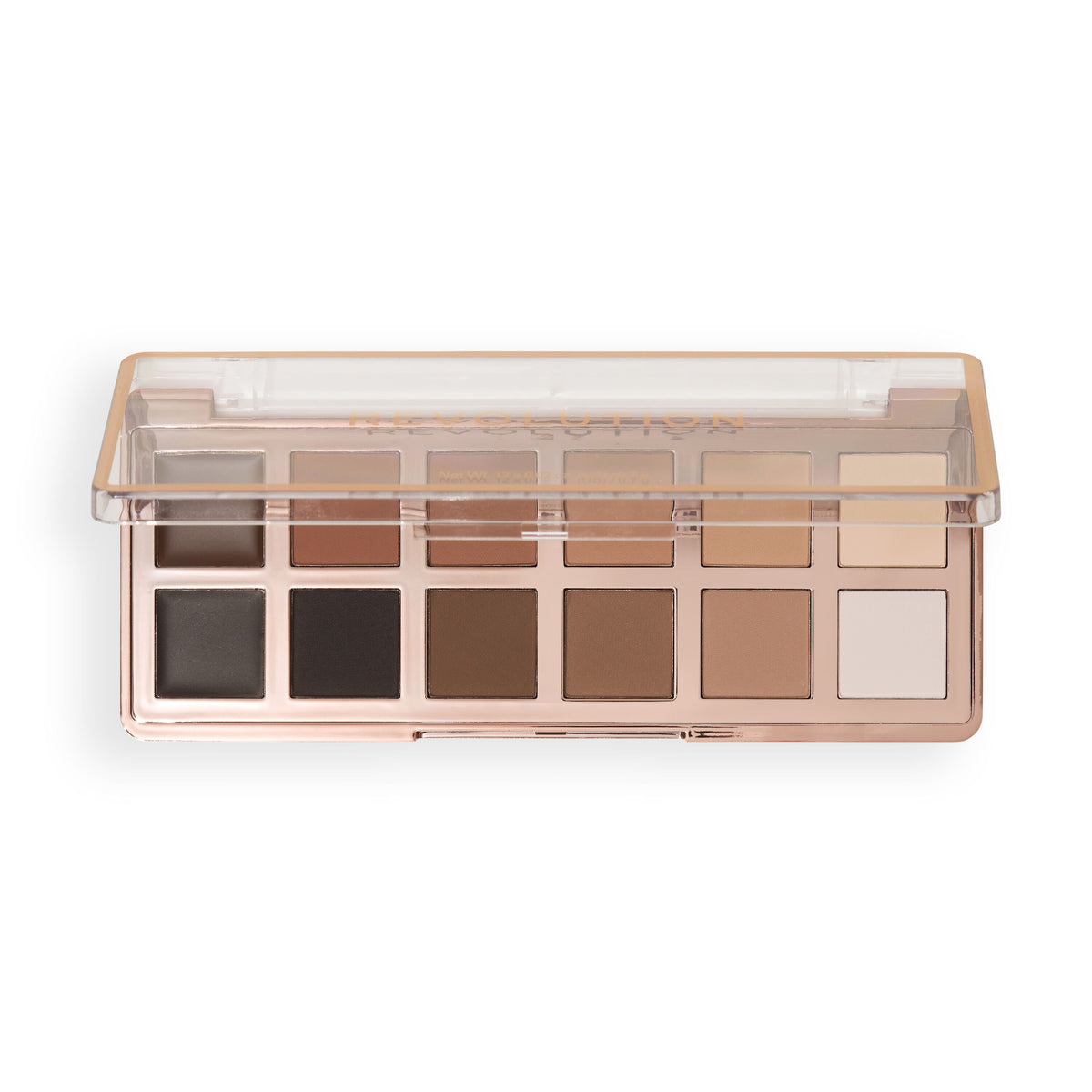 REVOLUTION The Master Icon Shadow Palette - Matte Nudes, 0.24 oz