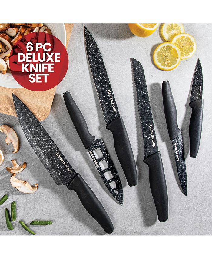 GraniteStone NutriBlade 6-Pc. Knife Set, 6.0 CT