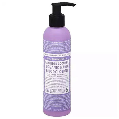 Dr. Bronners Organic Hand/Body Lotion Lavender Coconut 8oz