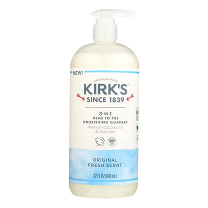 KIRK'S NATURAL 3-IN-1 CLNSR,LAV VANILLA
