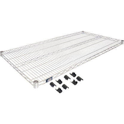 WIRE SHELF 24"X72" CHROME 2 CT DS