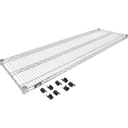WIRE SHELF 18"X72" CHROME 2 CT DS