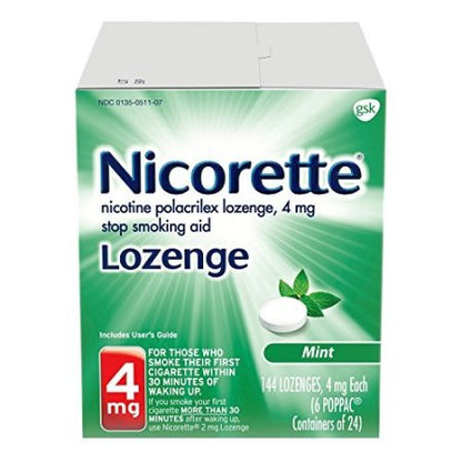 NICORETTE 4MG LOZENGE 144CT MINT