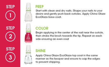 china glaze Eco Glaze Nail Lacquer - Apricot Of My Life