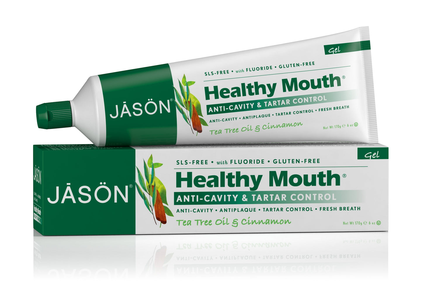 Healthy Mouth Toothpaste; Tea Tree Oil & Cinnamon