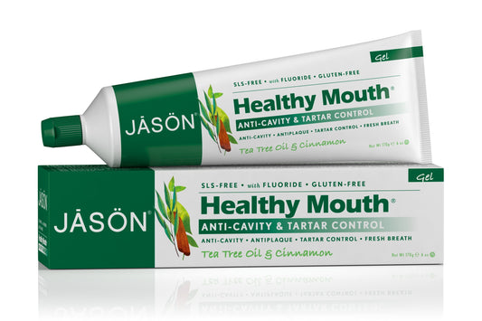 Healthy Mouth Toothpaste; Tea Tree Oil & Cinnamon