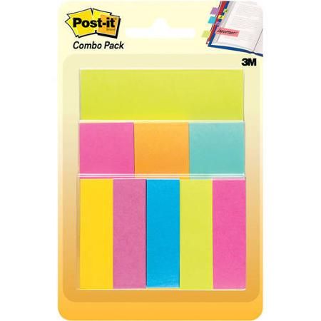 POSTIT MIX OF 4 PADS/PACK