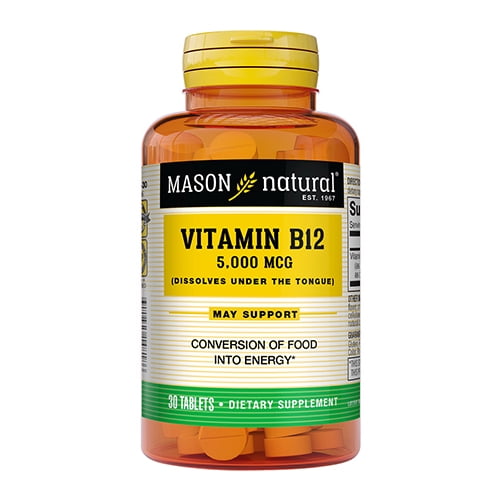 VIT B12 5000MCG TABLETS 30CT MASON