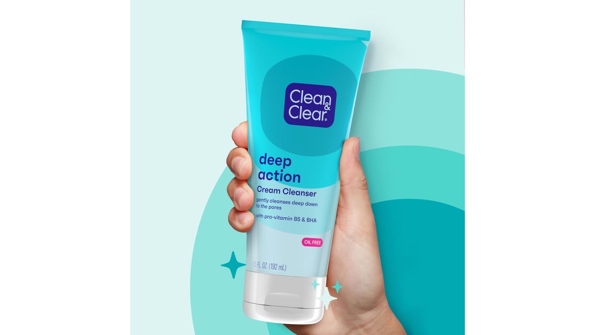 CLEAN&CLEAR CLEANSER CRM DEEP O/F 6.5OZ