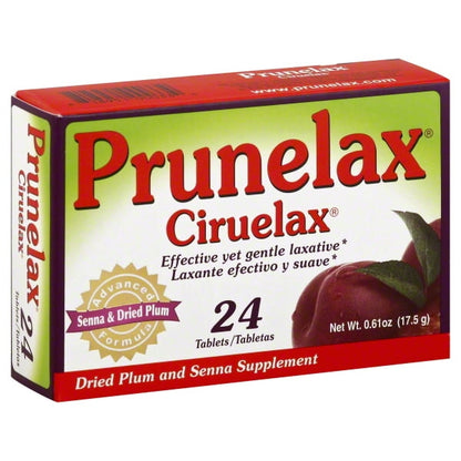 PRUNELAX TB 25MG 24