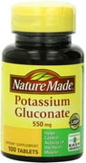 NM POTASSIUM GLUC TB 550MG 100