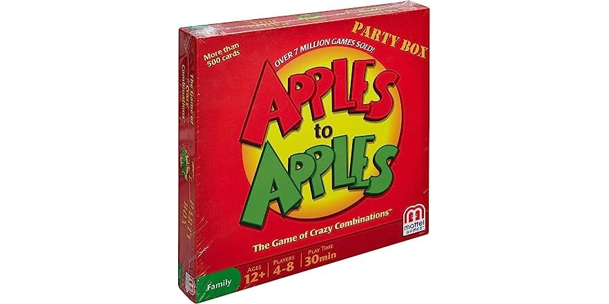 Mattel Games Apples to Apples Family Friendly Party Box