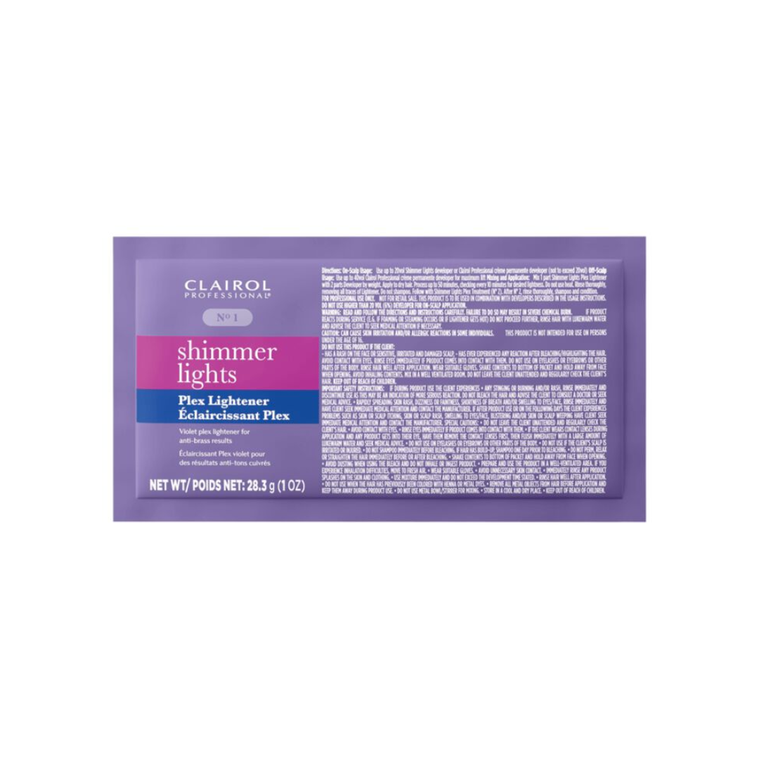 Clairol Shimmer Lights Plex Lightener 1oz Packettes (12in)