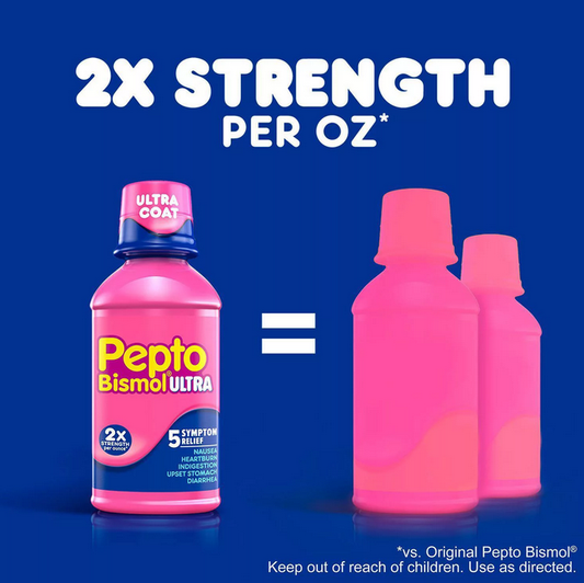 PEPTO BISMOL ULTRA COOL COAT LIQ 12OZ