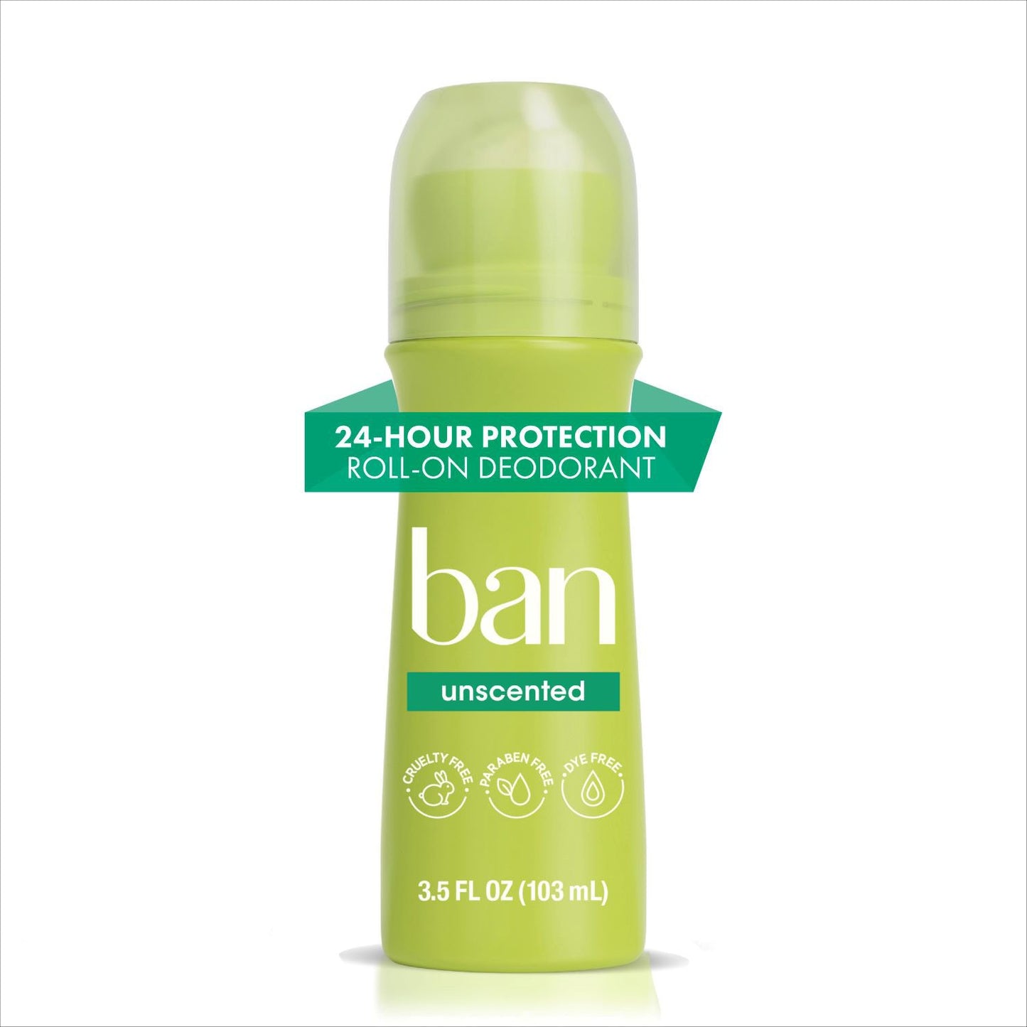 Ban Deodorant 2.3oz Roll-On Serum Aha Unscented