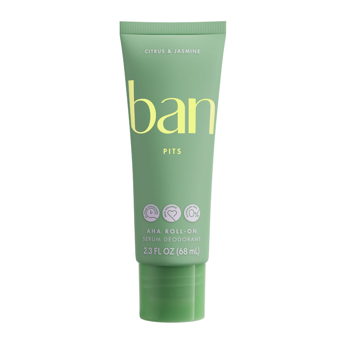 Ban Deodorant 2.3oz Roll-On Serum Aha Citrus & Jasmine