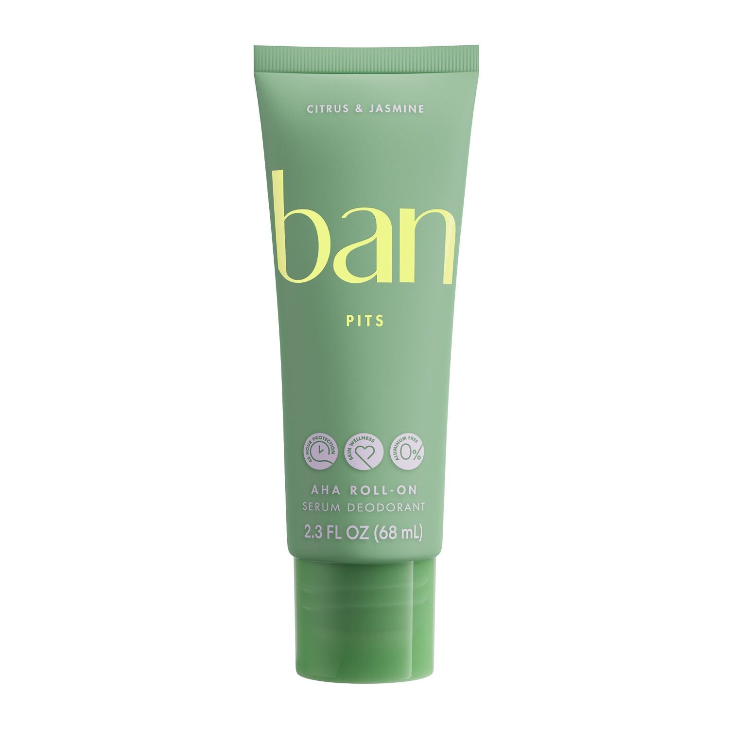Ban Deodorant 2.3oz Roll-On Serum Aha Citrus & Jasmine