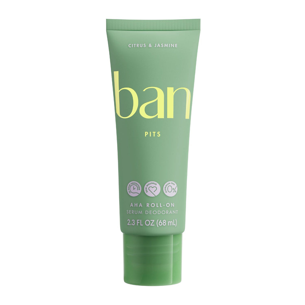 Ban Deodorant 2.3oz Roll-On Serum Aha Citrus & Jasmine