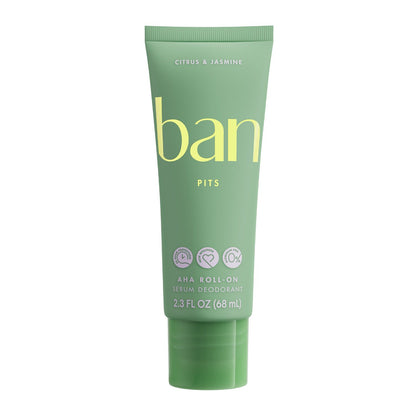 Ban Deodorant 2.3oz Roll-On Serum Aha Citrus & Jasmine