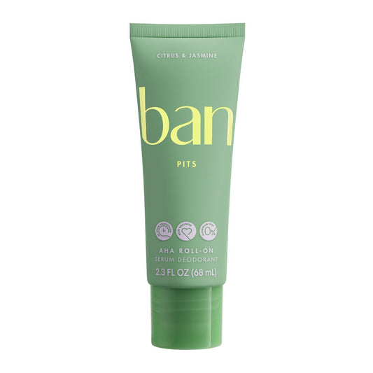 Ban Deodorant 2.3oz Roll-On Serum Aha Citrus & Jasmine