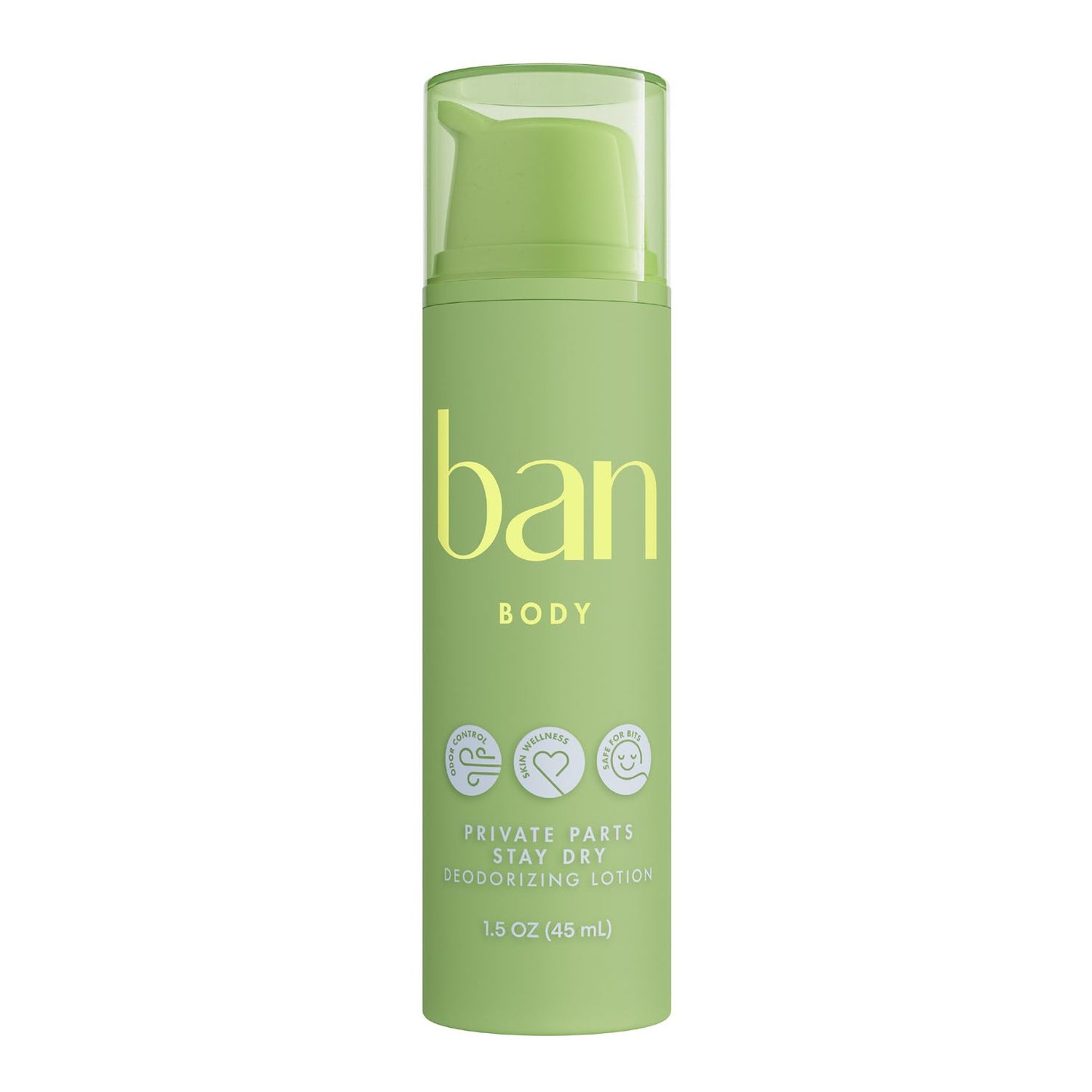 Ban Body Private Parts Stay Dry Deodorizing Lotion 1.5oz