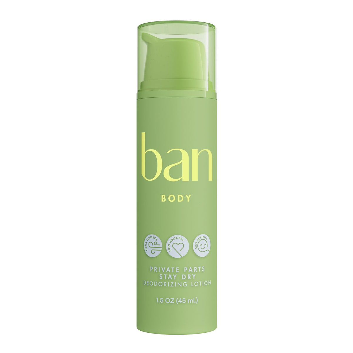 Ban Body Private Parts Stay Dry Deodorizing Lotion 1.5oz
