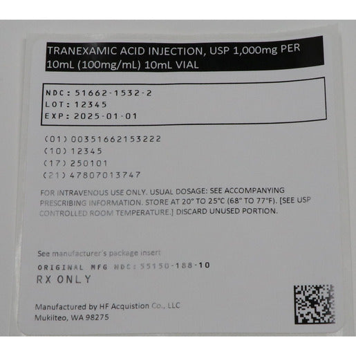 TRANXMC AC IP1000MG/100ML10X100ML