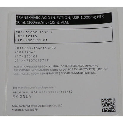 TRANXMC AC IP1000MG/100ML10X100ML