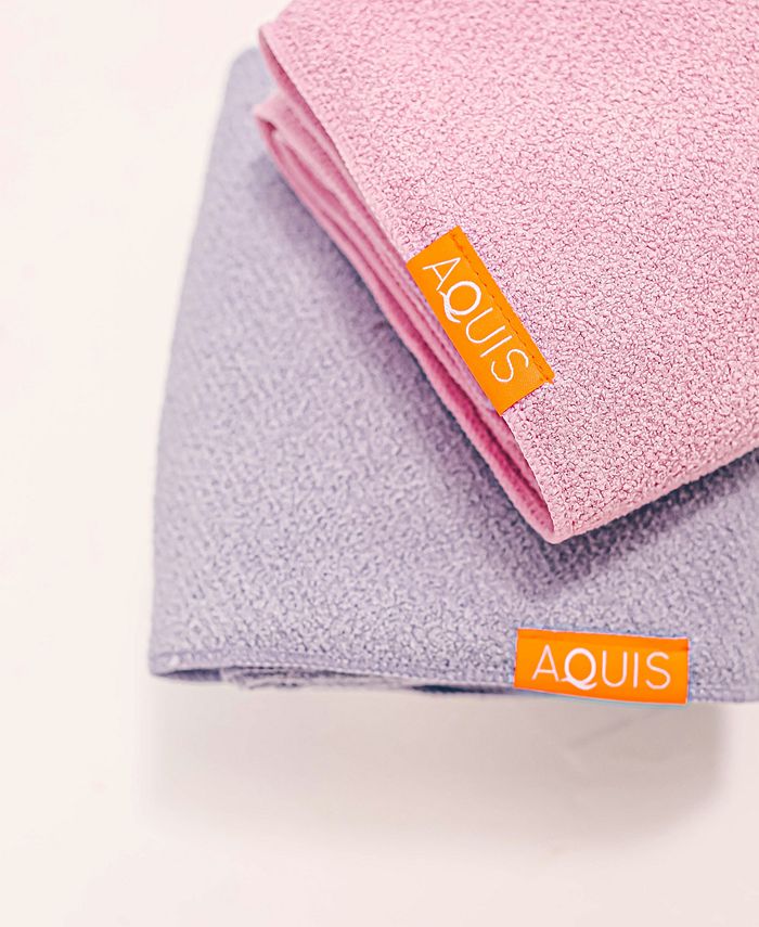 AQUIS LISSE LUX D/ROSE H/TOWEL