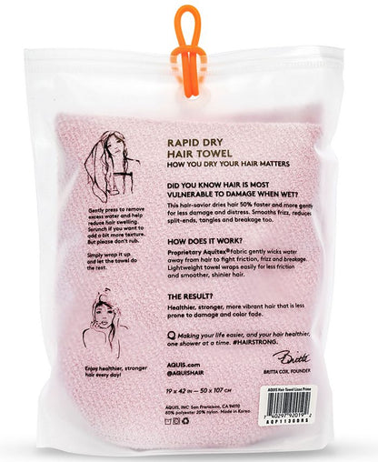 AQUIS LISSE LUX D/ROSE H/TOWEL