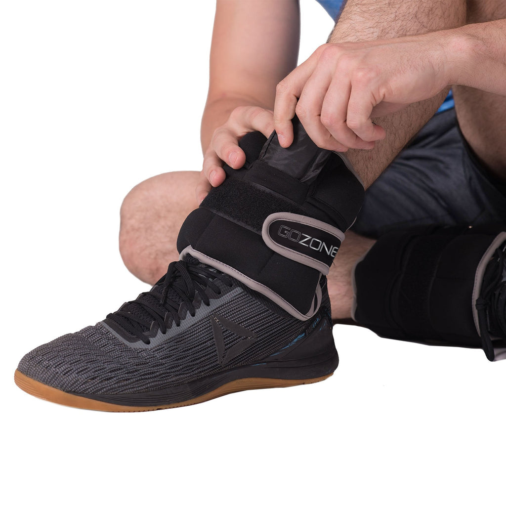 Skelcore Adjustable Ankle and Wrist Weights - 5 pounds