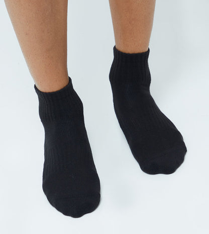 PD BOY QTR SOCK CUSH BLACK 5PK