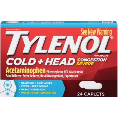 GNP COLD+HEAD CONG SEV CPL 24CT