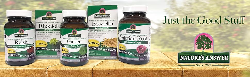 NATURE'S ANSWER BOSWELLIA EXTRACT CAPS