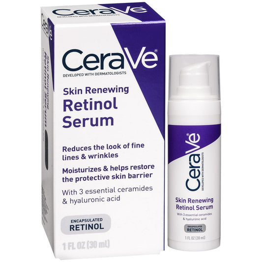 CeraVe Skin Renewing Retinol Face Serum, 1 oz