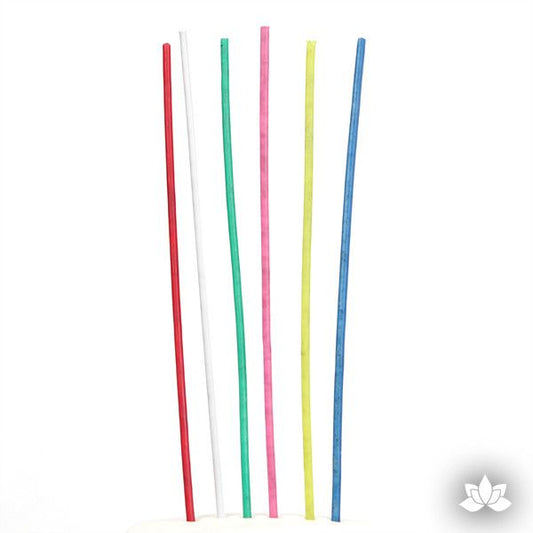 Unique Silver Sparkler Birthday Candles - Number 4