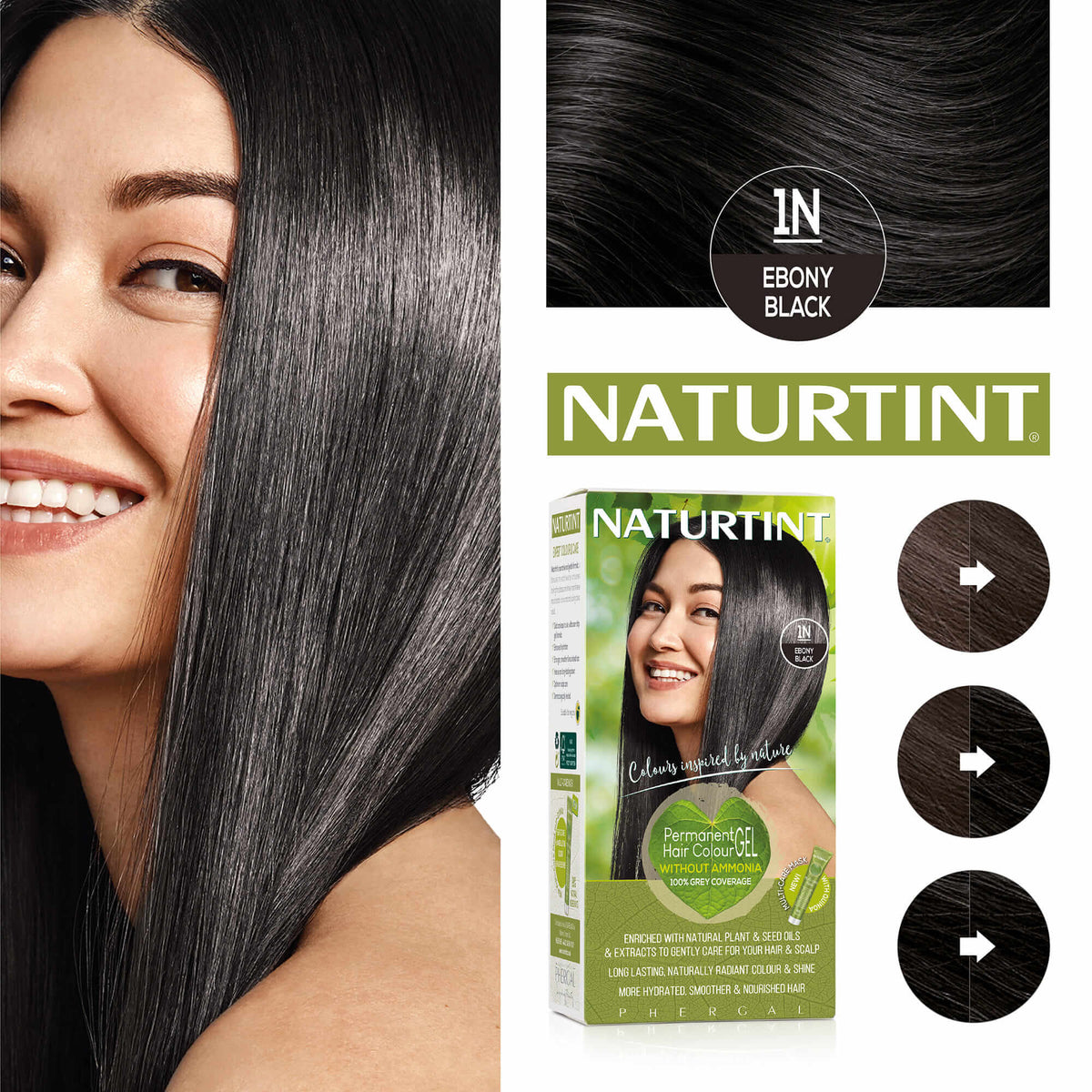 NATURTINT HAIR CLR,MEN,1N BLACK