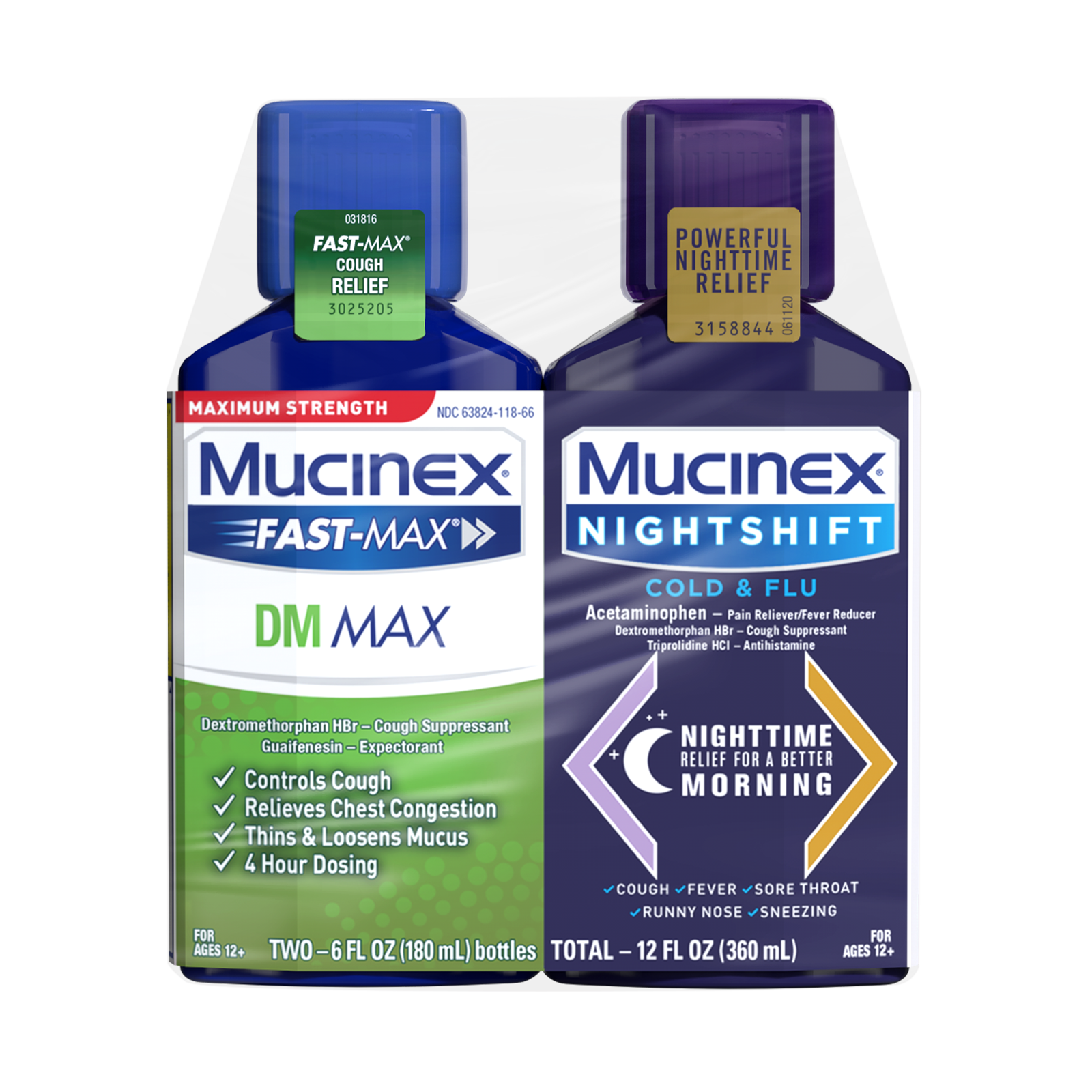 MUCINEX RAPID+CLEAR MAX NIGHT CPL 20CT