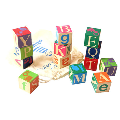 Real Wood Toys Flip & Play Alphabet Blocks