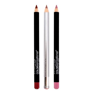 MAYBELLINE New York Color Sensational Shaping Lip Liner, 145 Very Cherry, 0.01 oz