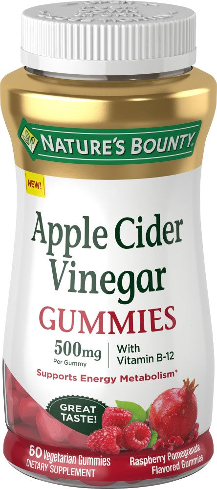 APPLE CIDER VINEGAR GUMMIES 60CT NAT BOU