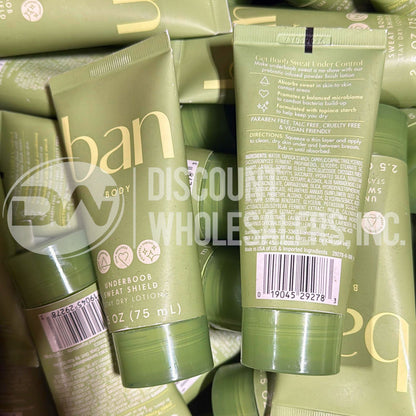 Ban Body Underboob Sweat Shield Stay Dry Lotion 2.5oz