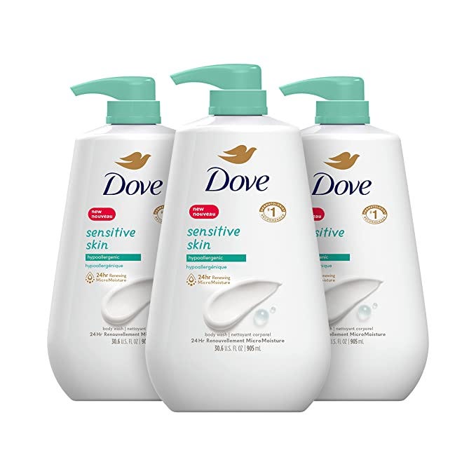 Dove Baby Wash Sensitive Skin Fragance-Free 13oz Pump