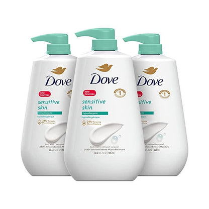 Dove Baby Wash Sensitive Skin Fragance-Free 13oz Pump