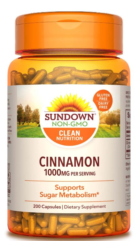 SD CINNAMON 1500 MG CAP 200 CT
