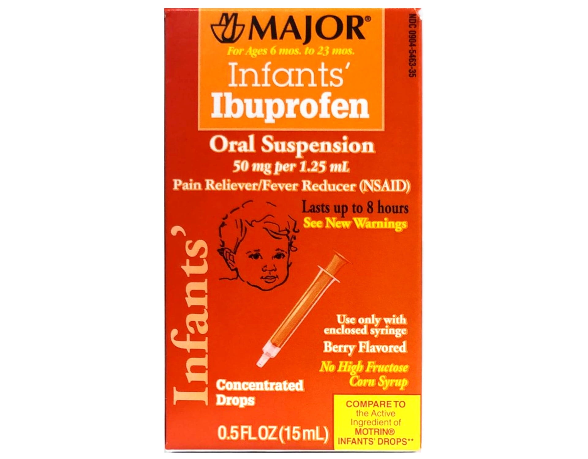 INFANTS IBUPROFEN SUS DRP BERRY 15ML MAJ