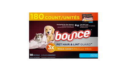 BOUNCE PET HAIR & LINT GUARD SHT 80CT DS