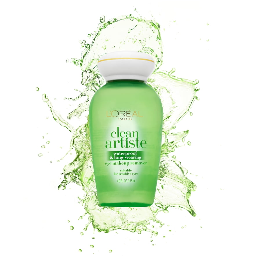 L'ORÉAL PARIS Clean Artiste Oil-Free Eye Makeup Remover for Sensitive Eyes, 4 oz